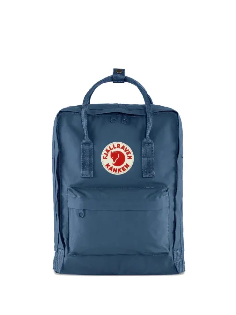 Fjällräven Kånken logo-patch zip backpack Blue F23510540
