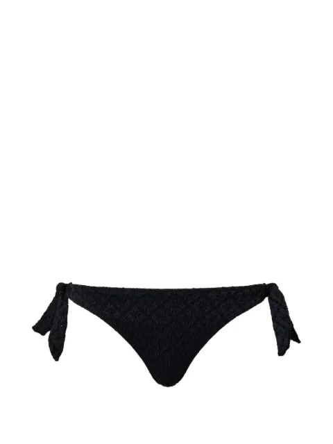 TWINSET broderie anglaise bikini thong Black 241LMMB88