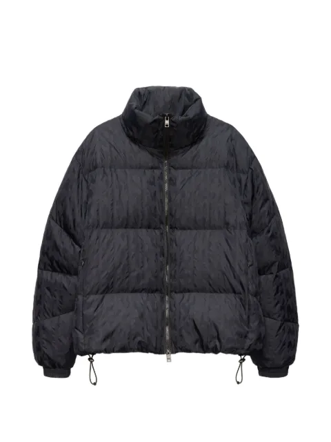 MSGM zip-up padded jacket Black 3940MH21257622