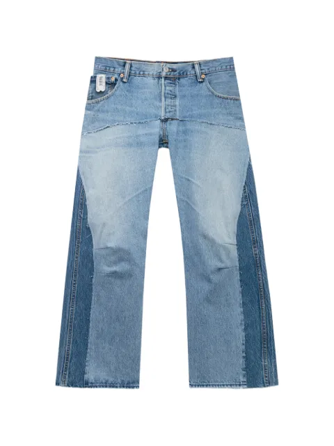 PROTOTYPES layered flared jeans Blue PT05DPA42WW