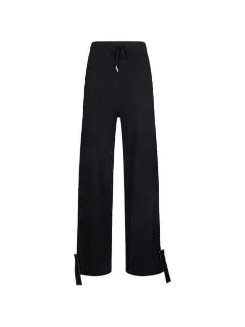 LIU JO beaded knitted trousers Black TA6047MS59L