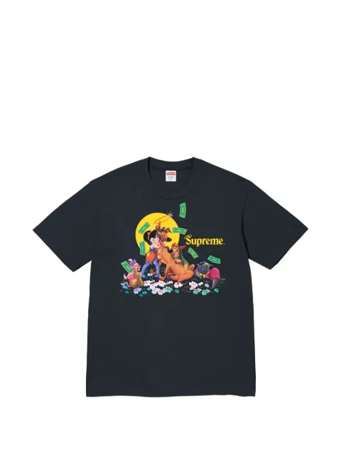 Supreme graphic T-shirt Blue SU26141