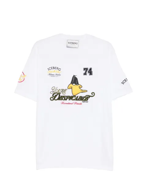 Iceberg cartoon-print T-shirt White 26EI1P0F023627A