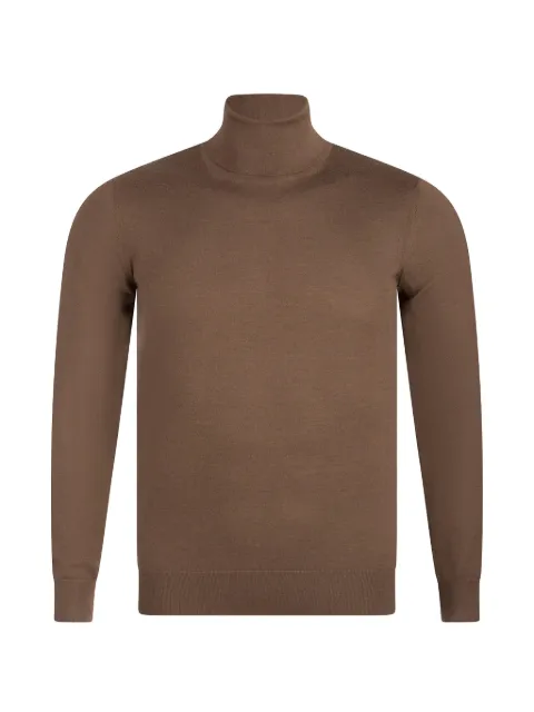 Zegna Cashseta turtleneck sweater Brown UGJ00A2120