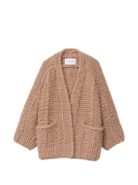 Iris Von Arnim Junia pocket knitted cardigan Pink 2610732295