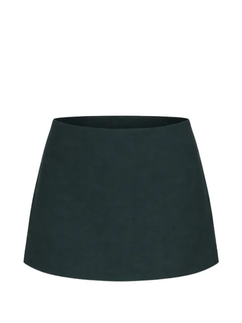 Reformation Mia linen skort Green 1314944BLK
