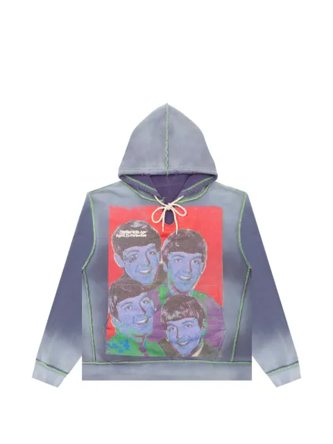 BETTTER help graphic sweater Blue BWAHSHEL