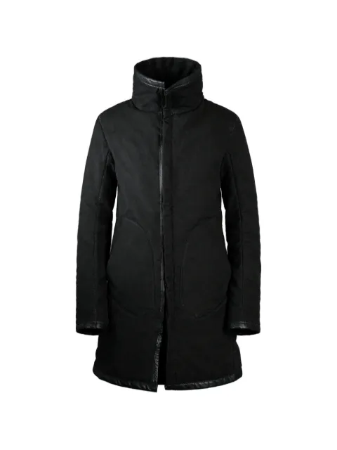 69 BY ISAAC SELLAM padded design coat Black HIGHCOATARMUREH26