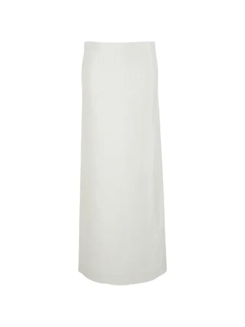 TOTEME cotton skirt White 261WRB0349FB0593047