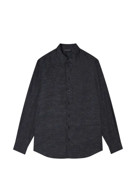 Emporio Armani patterned shirt Black EM000099AF23462