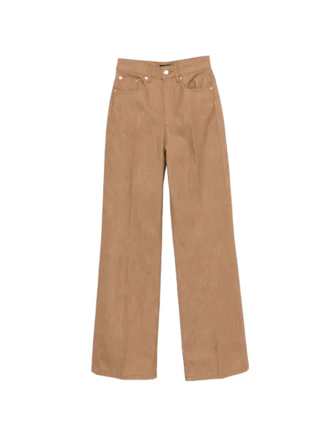 A.P.C. Domino wide-leg jeans Brown COHLXF09243