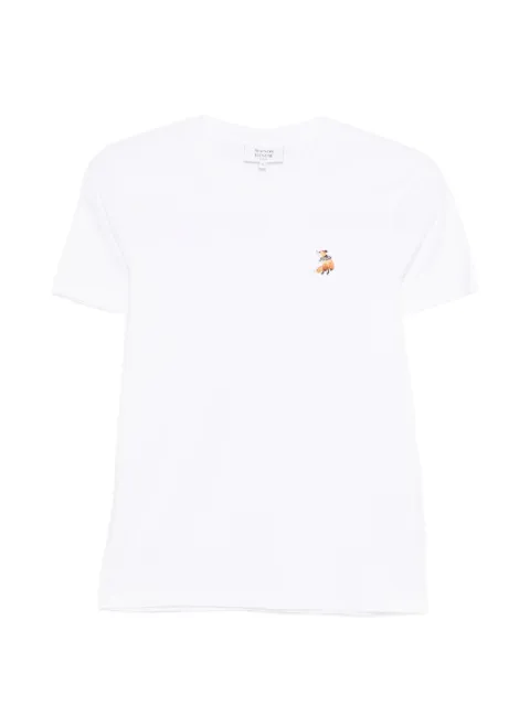 Maison Kitsuné embroidered T-shirt White QW00109KJ7026
