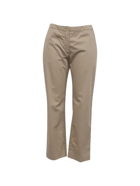Dries Van Noten Pre-Owned straight-leg trousers Neutrals NAPPUUSCL660586W