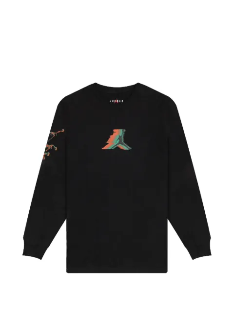 Jordan long-sleeve T-shirt Black FB7455010