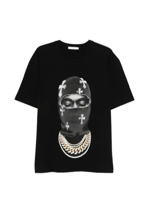 Ih Nom Uh Nit Mask Crosses-print T-shirt Black NUS26217009