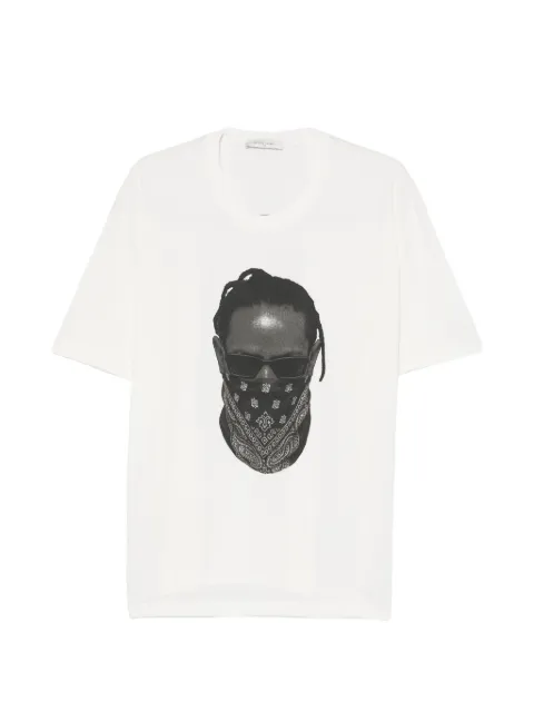 Ih Nom Uh Nit Mask-print T-shirt White NUS26278081