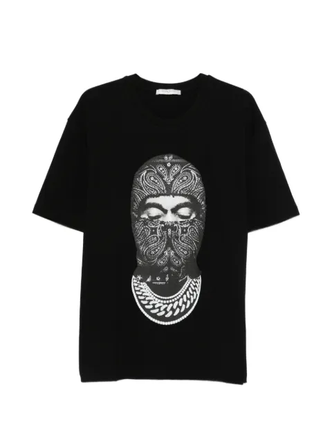 Ih Nom Uh Nit Paisley Mask Front T-shirt Black NUS26237