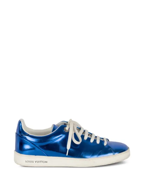 Louis Vuitton Pre-Owned blue metallic sneakers Blue AK39