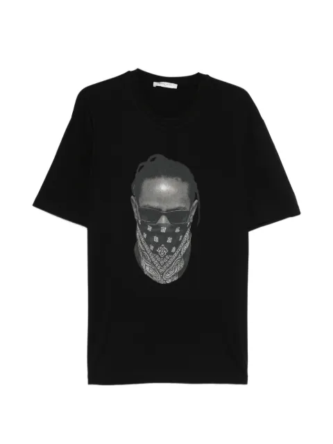 Ih Nom Uh Nit Mask-print T-shirt Black NUS26278009