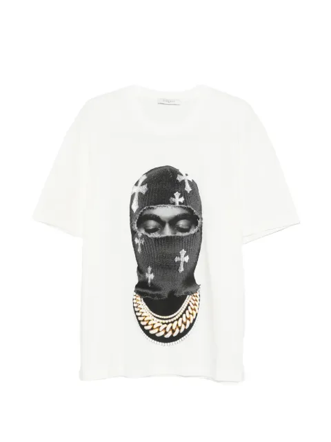 Ih Nom Uh Nit Mask Crosses-print T-shirt White NUS26217081