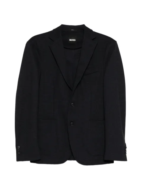 BOSS single-breasted blazer Grey 50554139
