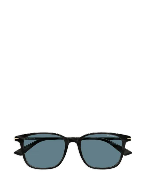 Montblanc square-frame sunglasses Black MB0338S