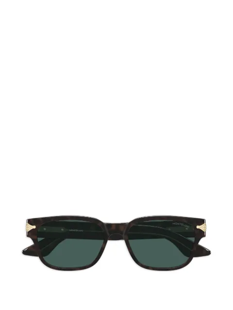 Montblanc square-frame sunglasses Brown MB0479S