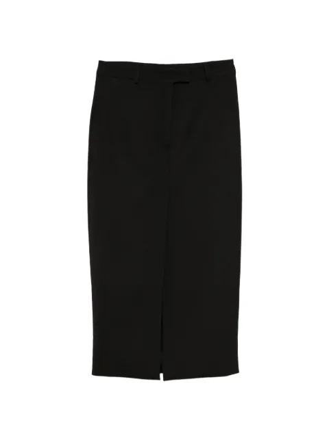 PNK front-split skirt Black FMIDN