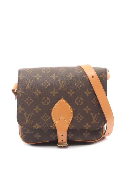 Louis Vuitton Pre-Owned 1990 Monogram Cartouchiere MM crossbody bag Brown CSS6XA9DNTT31J4V