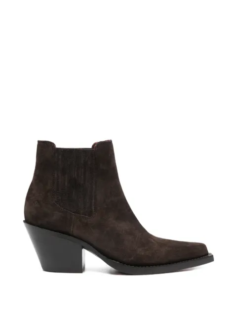 Paris Texas pointed suede boots Brown PX1851XV003