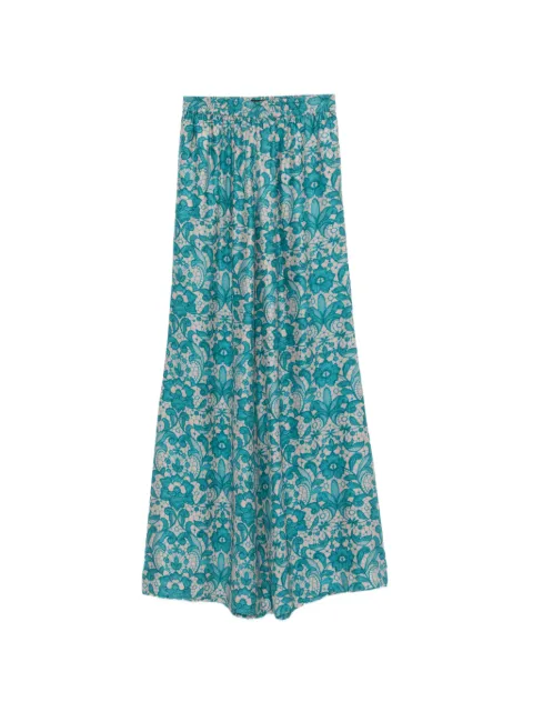 Gianluca Capannolo Antonia floral palazzo pants Blue 26EP455700