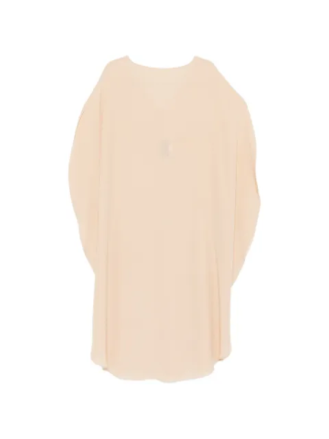 Gianluca Capannolo Iris asymmetric dress Neutrals 26EAL2026002768