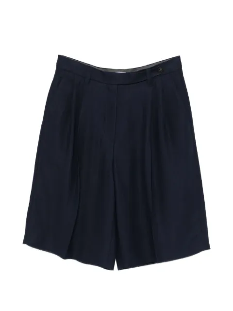 Brunello Cucinelli pleated shorts Blue MH126P9183C4224