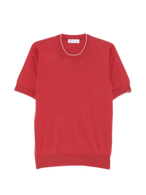 Brunello Cucinelli cotton T-shirt Red M29805200CPP07