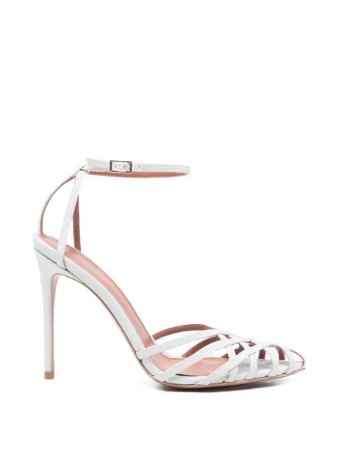 Castagna Miami woven-strap sandals Silver MIAMI