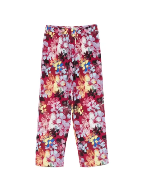 Iceberg floral trousers Red B1515302