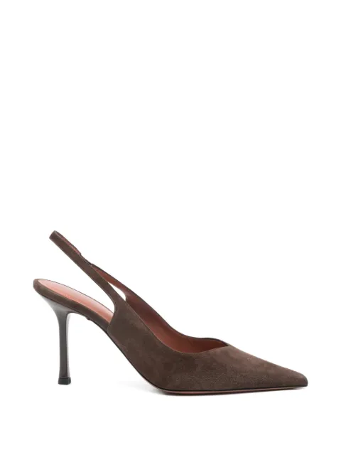 Castagna pointed slingback pumps Brown DARYA