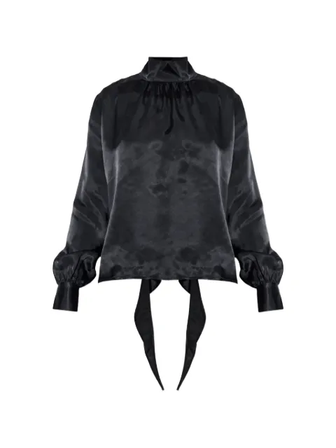 VETEMENTS open-back turtleneck top Black WE76BL450B