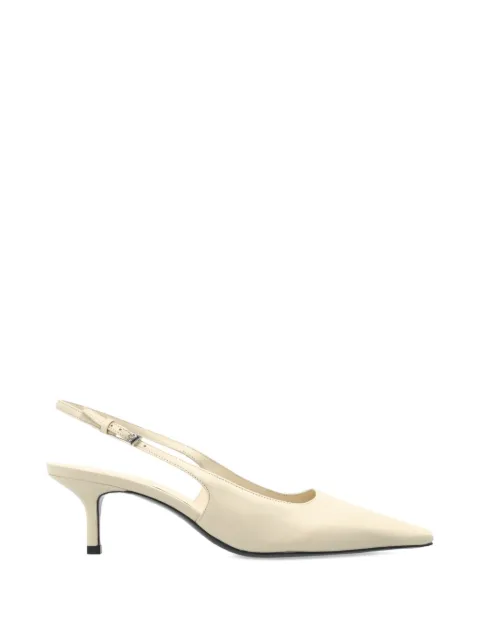 BLACK SUEDE STUDIO Lainey slingback heeled pumps Neutrals LAINEY50