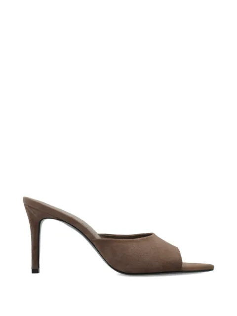 BLACK SUEDE STUDIO Belle suede heeled sandals Brown BELLE