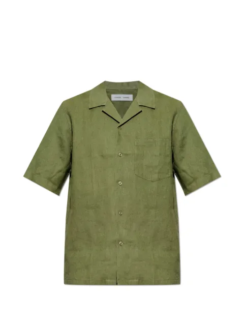 SAMSOE SAMSOE chest-pocket short-sleeve shirt Green M23100038