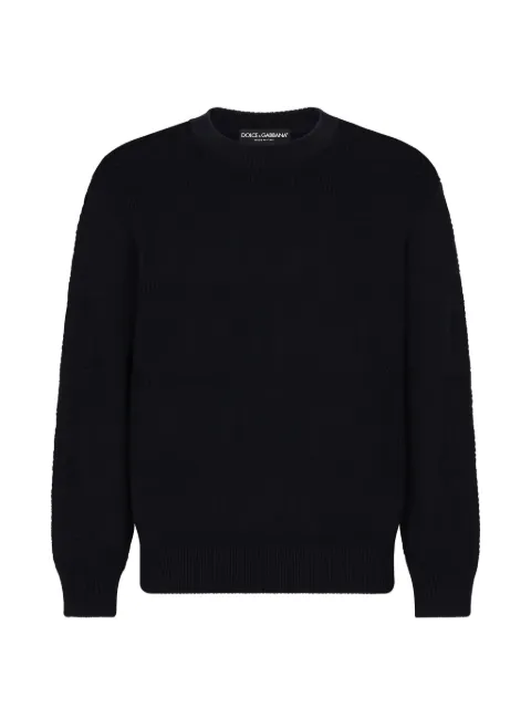 Dolce & Gabbana crew-neck sweater Blue GXQ47TJBCAD