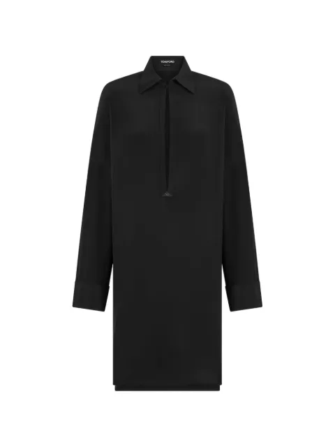 TOM FORD black tunic dress Black AB3632FAX1703