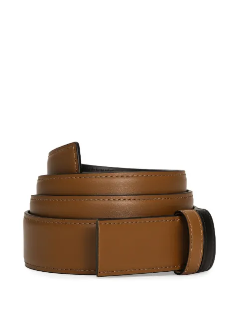 Dolce & Gabbana contrast leather belt Brown BC4803AO729