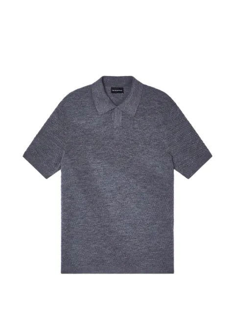 Emporio Armani textured T-shirt Grey EM004312AF23757