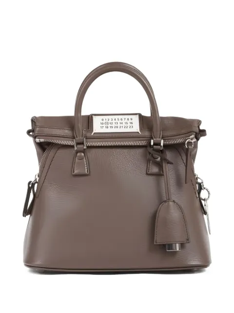 Maison Margiela mini 5AC Classique leather tote bag Brown SB1WG0037P5348