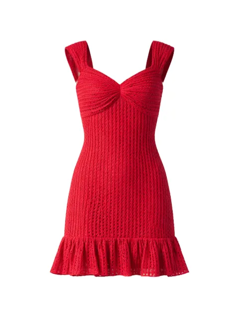 Tadashi Shoji ruffled mini dress Red SCHE24621SROUGE