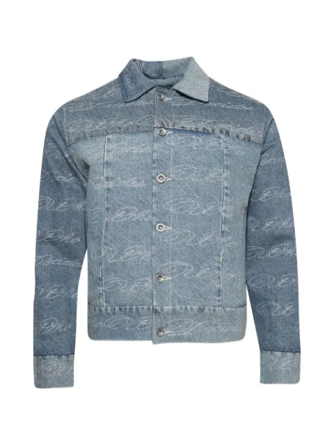 Who Decides War signature trucker jacket Blue 1131290009FW25