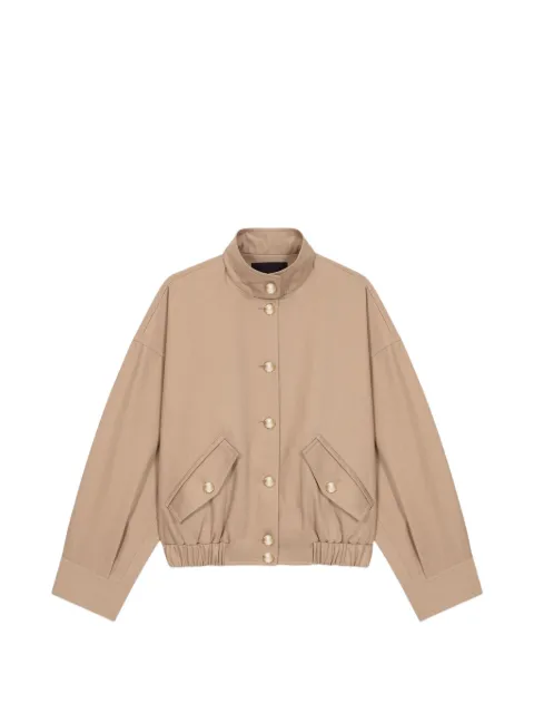 Maje cotton bomber jacket Neutrals MFPBL00821