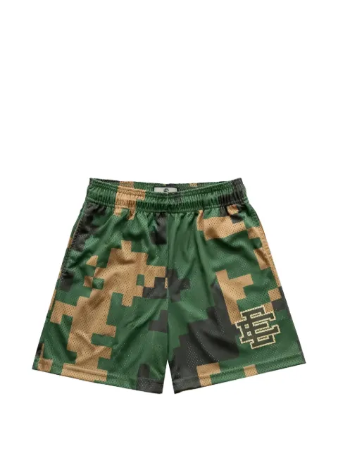 ERIC EMANUEL camouflage-pattern track shorts Green EESRT53174K7L